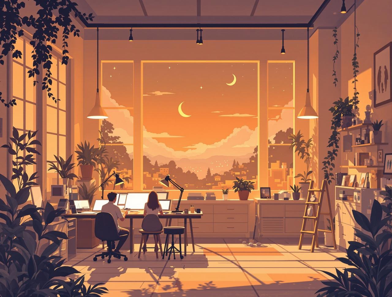 短剧在线品牌故事 - 工作室 短剧在线工作室 - 温馨的动画创作空间